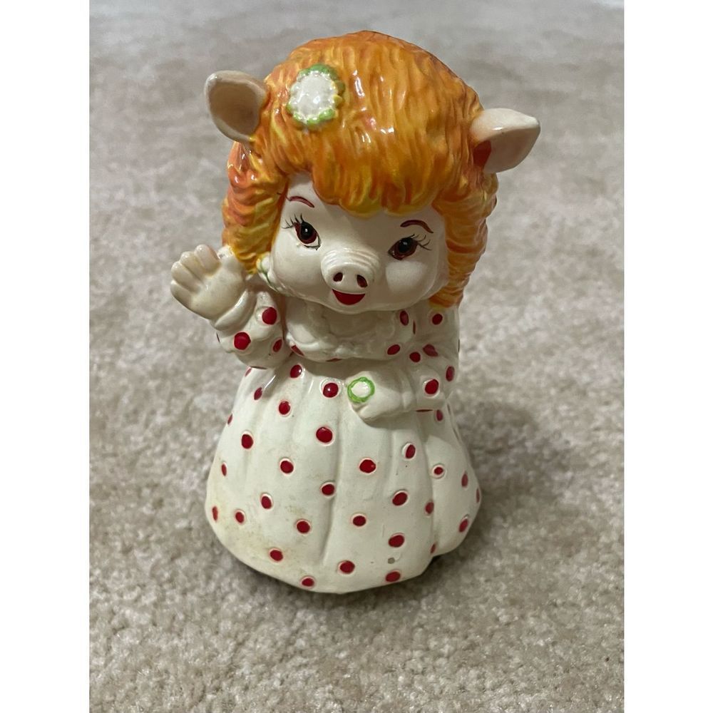 Vintage Little Miss Piggy Coin Bank